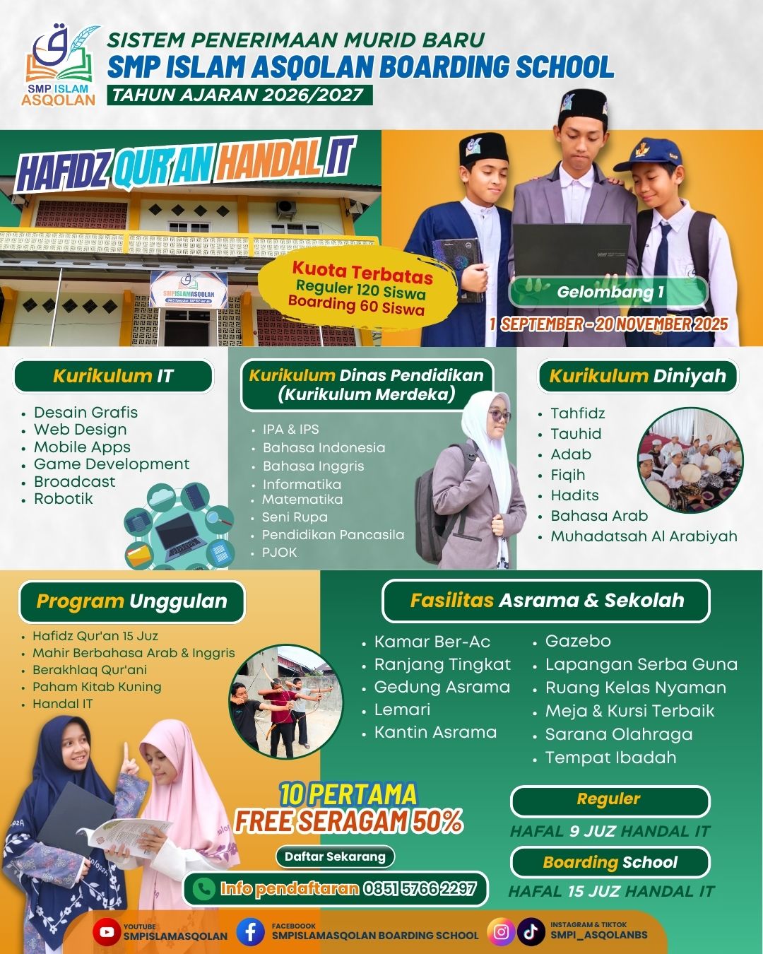 SMP Islam Asqolan Boarding School